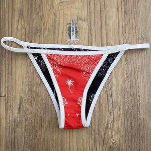 Wildfox La Bandita Brazilian Bikini Botton Sz Med